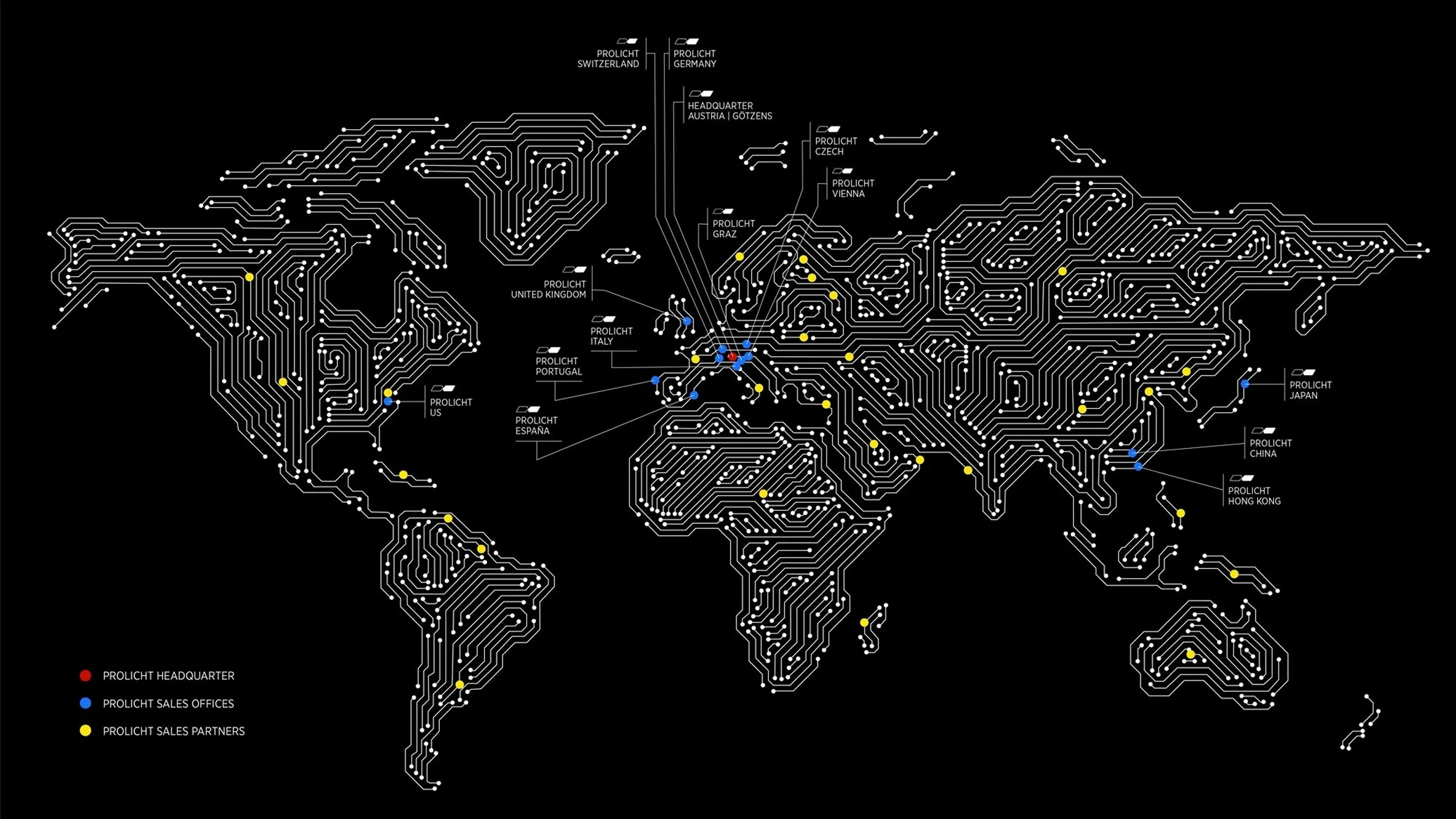 A global network. All around the world