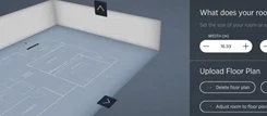 New room plan feature in the PROLICHT 3D configurator