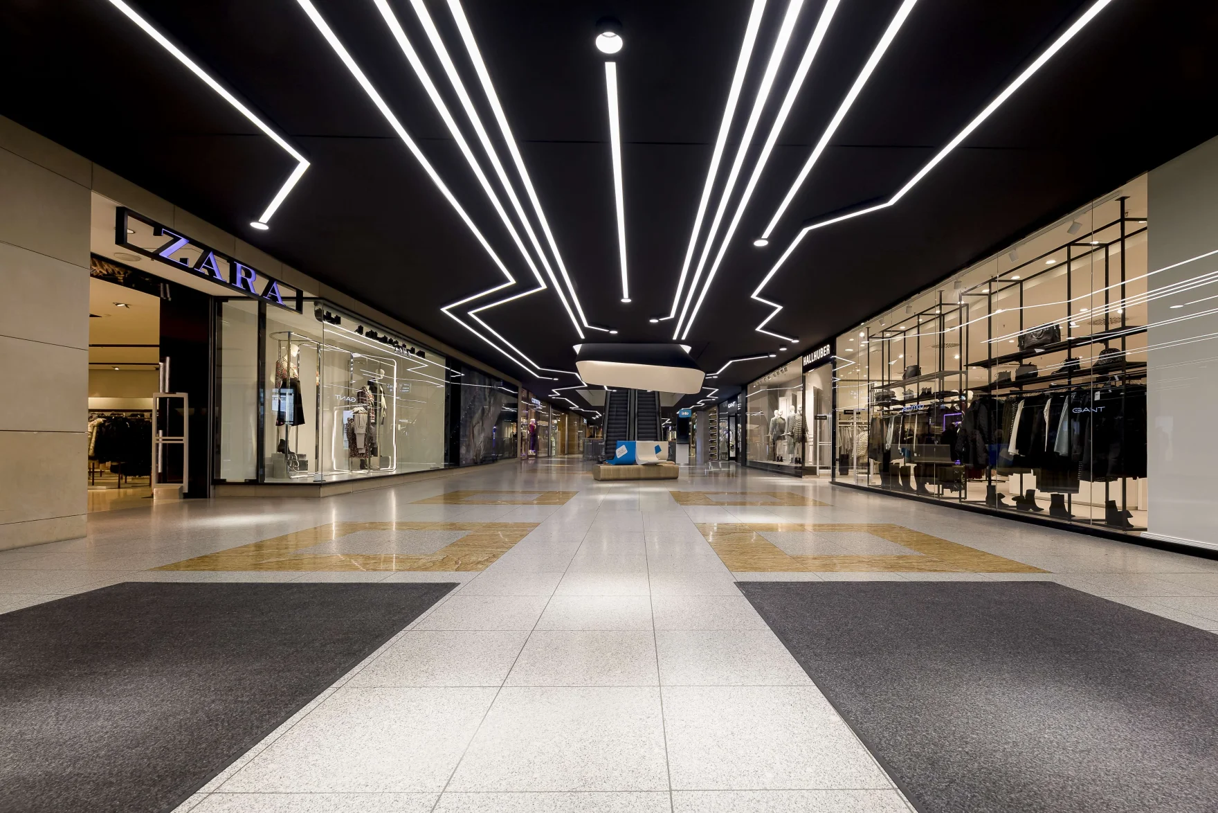 hallways & malls